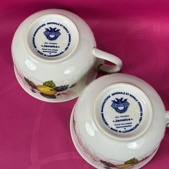 2 sets of Villeroy & Boch Jamaica tea cup & saucer - Picture 4 of 7